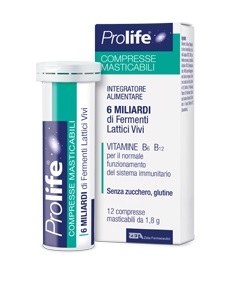 PROLIFE COMPRESSE MASTICABILI INTEGRATORE ALIMENTARE IN TUBETTO CON ASTUCCIO - famajoy.it