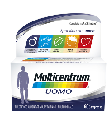 MULTICENTRUM UOMO 60 COMPRESSE - famajoy.it