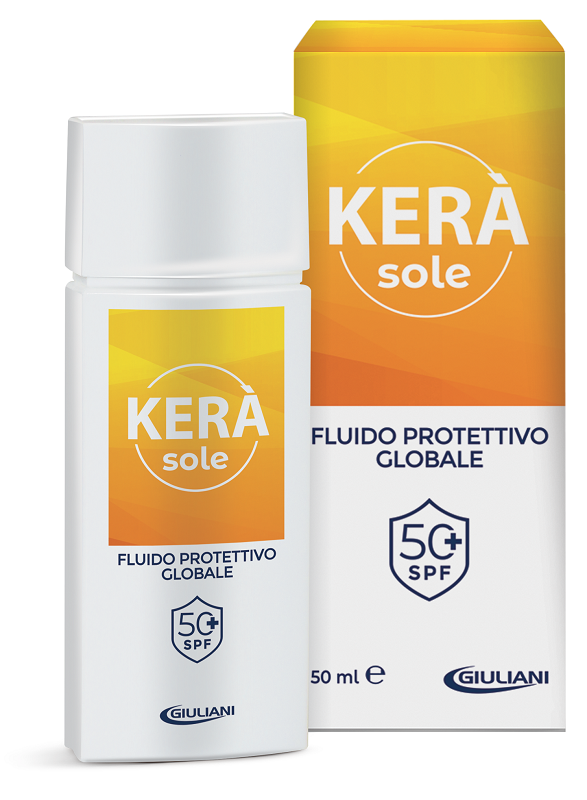 KERA' SOLE FLUIDO PROTETTIVO GLOBALE SPF 50+ 50 ML - famajoy.it