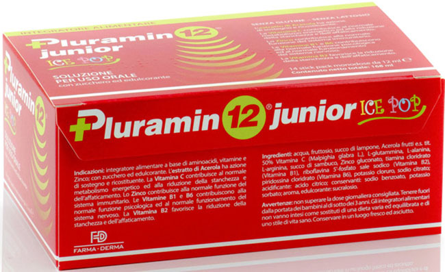 PLURAMIN12 JUNIOR 14 STICK PACK 12 ML - famajoy.it