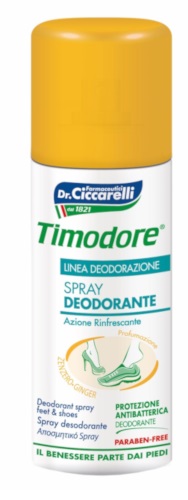 TIMODORE SPRAY DEODORANTE ALLO ZENZERO 150 ML - famajoy.it