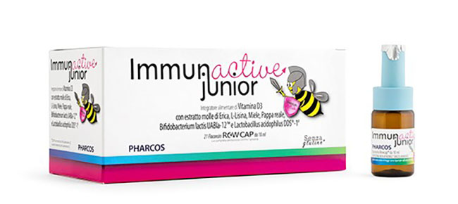 IMMUNACTIVE JUNIOR PHARCOS 21 FIALE 10 ML - famajoy.it