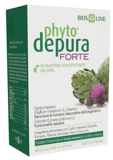 PHYTODEPURA FORTE CONCENTRATO 30 BUSTINE DA 10 ML - famajoy.it