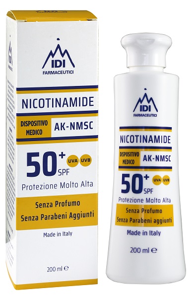 NICOTINAMIDE AK-NMSC 50+SPF PROTEZIONE MOLTO ALTA 200 ML - famajoy.it