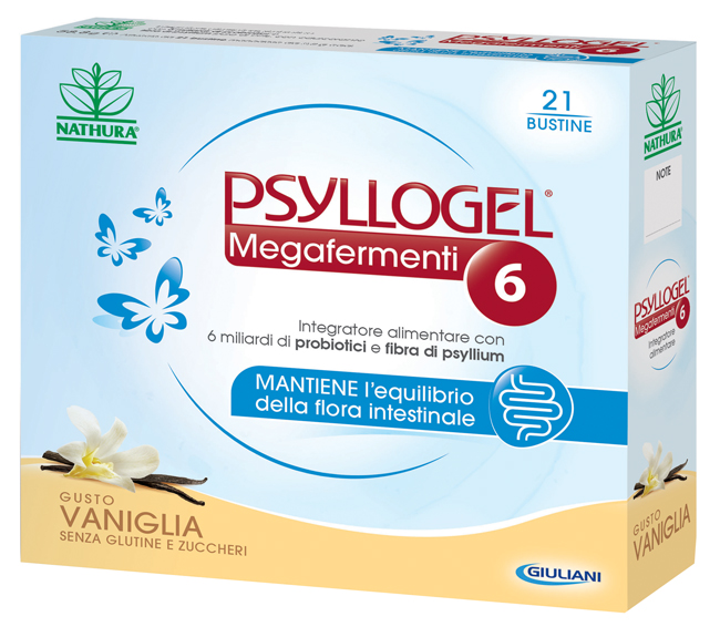 PSYLLOGEL MEGAFERMENTI 6 VANIGLIA 21 BUSTINE - famajoy.it
