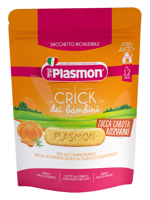 PLASMON CRICK ZUCCA/CARORA/ROSMARINO 100 G - famajoy.it