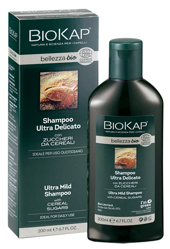 BIOKAP BELLEZZA BIO SHAMPOO ULTRA DELICATO COSMOS ECOCERT 200 ML - famajoy.it