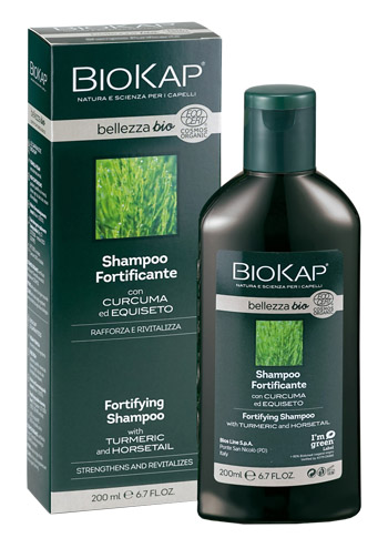 BIOKAP BELLEZZA BIO SHAMPOO FORTIFICANTE COSMOS ECOCERT 200 ML - famajoy.it