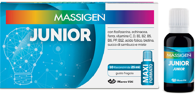 MASSIGEN JUNIOR 10 FLACONI DA 25 ML - famajoy.it