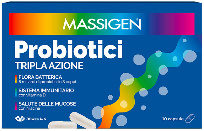 MASSIGEN PROBIOTICI 10 CAPSULE PREZZO PIENO - famajoy.it