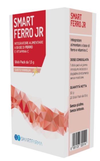SMART FERRO JR 20 STICK PACK GUSTO VANIGLIA - famajoy.it