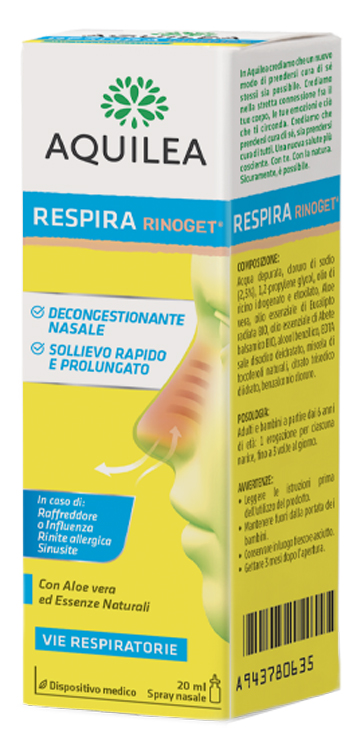 AQUILEA RESPIRA RINOGET 20 ML - famajoy.it