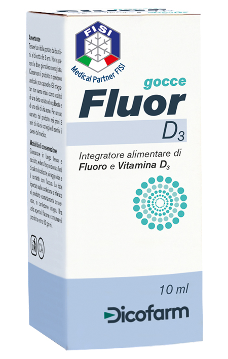 FLUOR D3 GOCCE 10 ML - famajoy.it