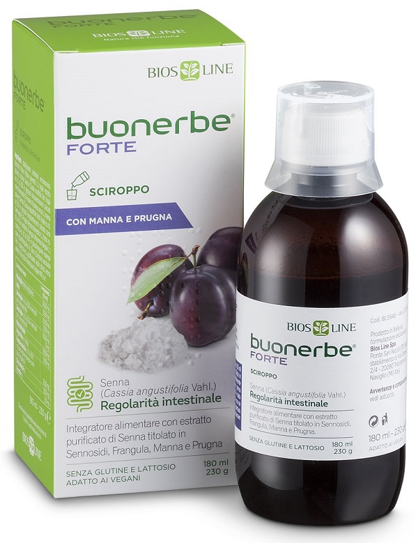 BUONERBE FORTE SCIROPPO 180 ML - famajoy.it
