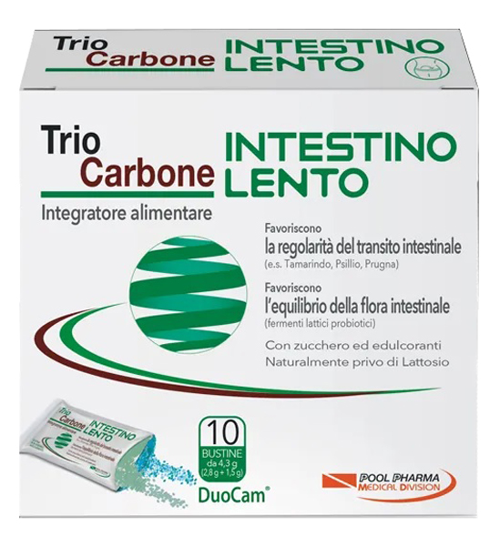 TRIOCARBONE INTESTINO LENTO 10 BUSTINE - famajoy.it