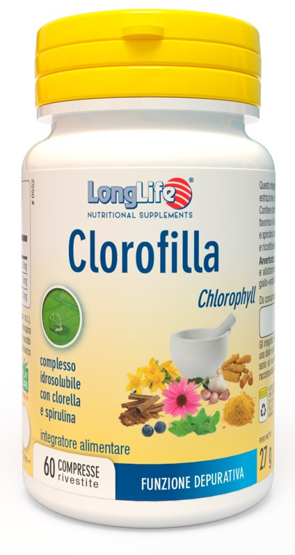 LONGLIFE CLOROFILLA 60 COMPRESSE - famajoy.it