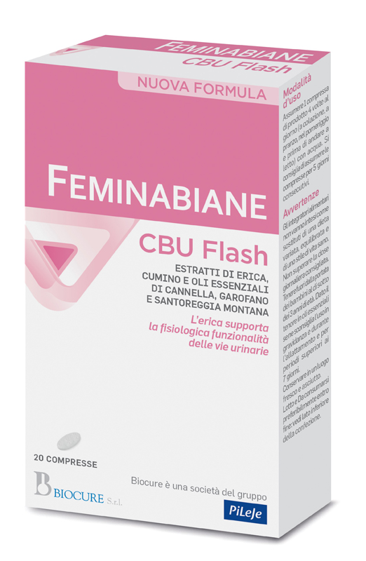 FEMINABIANE CBU FLASH 20 COMPRESSE NUOVA FORMULA - famajoy.it