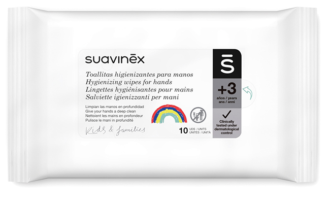 SALVIETTE IGIENIZZANTI MANI 10 PEZZI - famajoy.it