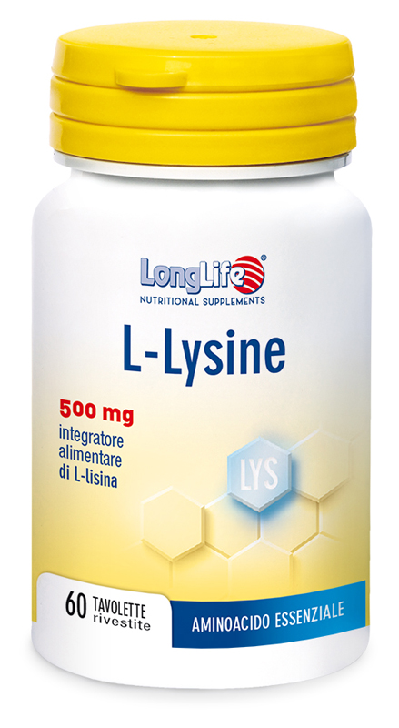 LONGLIFE L-LYSINE 500MG 60 TAVOLETTE - famajoy.it
