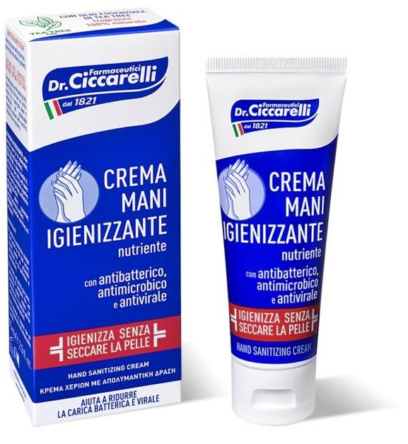 CICCARELLI CREMA MANI IGIENIZZANTE 75 ML - famajoy.it