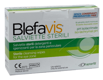 BLEFAVIS SALVIETTE STERILI 18 PEZZI - famajoy.it