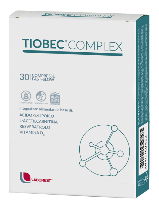 TIOBEC COMPLEX 30 COMPRESSE FAST SLOW - famajoy.it
