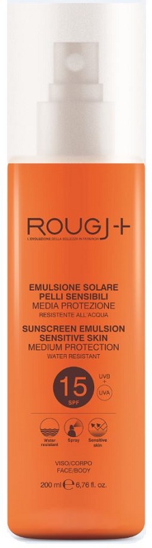 ROUGJ SOLARE SPF15 PELLI SENSIBILI 200 ML - famajoy.it