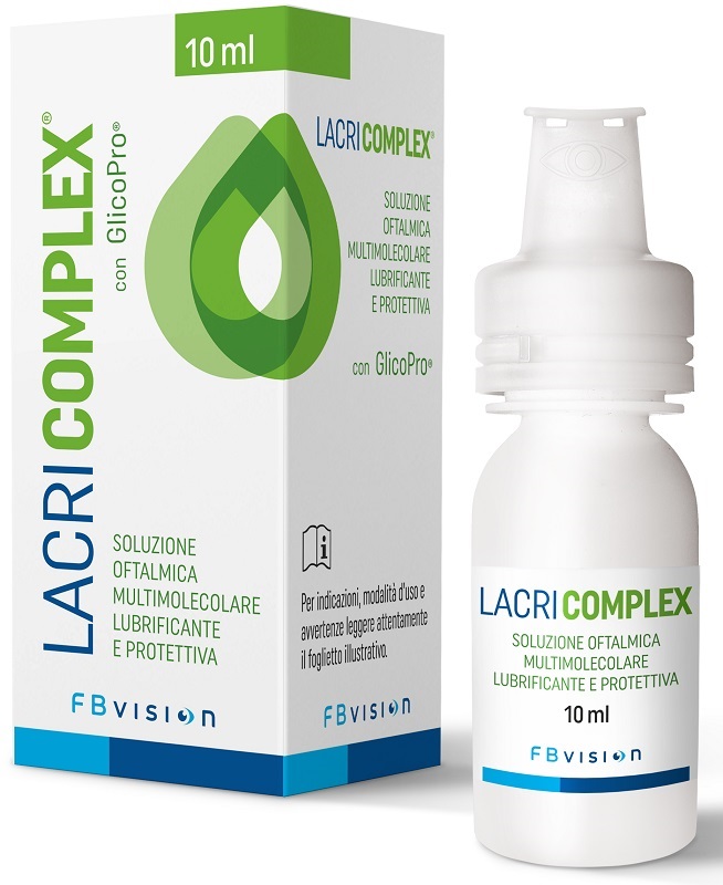 LACRICOMPLEX SOLUZIONE OFTALMICA MULTIMOLECOLARE LUBRIFICANTE PROTETTIVA 10 ML - famajoy.it