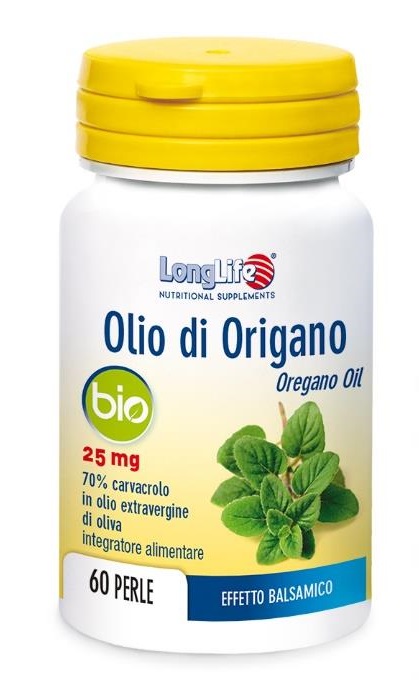 LONGLIFE OLIO ORIGANO BIO 60 PERLE - famajoy.it