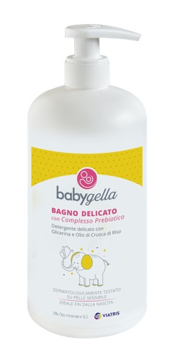 BABYGELLA PREBIOTIC BAGNO DELICATO 500 ML - famajoy.it