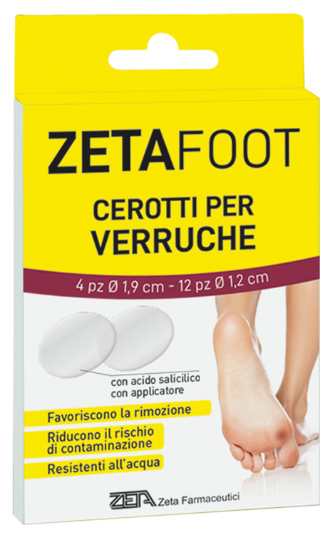 ZETAFOOT CEROTTO VERRUCHE ASSORTITE 16 PEZZI - famajoy.it