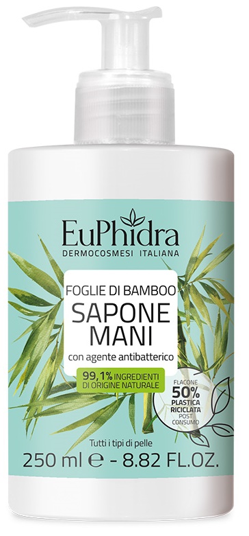 EUPHIDRA SAPONE LIQUIDO FOGLIE DI BAMBOO 250 ML - famajoy.it