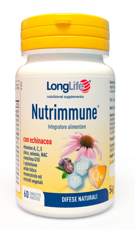 LONGLIFE NUTRIMMUNE 60 TAVOLETTE RIVESTITE - famajoy.it