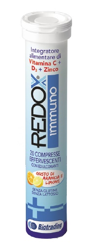 REDOX IMMUNO EFFERVESCENTE 20 COMPRESSE GUSTO ARANCIA E LIMONE - famajoy.it