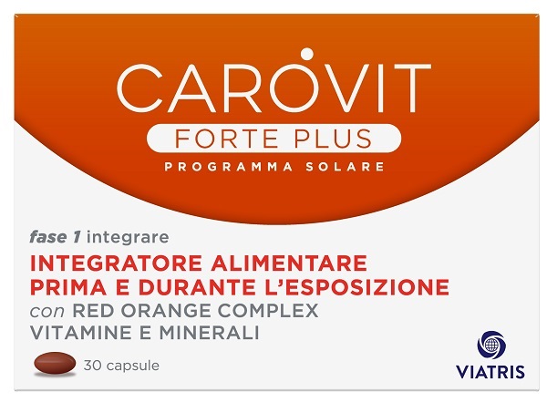 CAROVIT FORTE PLUS PROGRAMMA SOLARE 30 CAPSULE BL - famajoy.it
