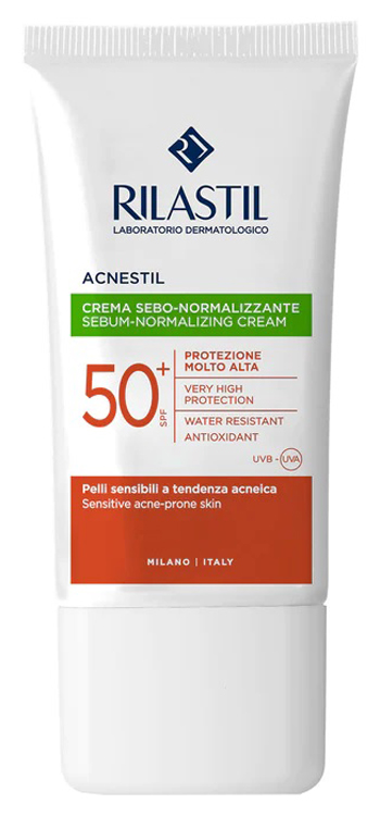 RILASTIL SUN SYSTEM ACNESTIL CREMA SPF50+ 40 ML - famajoy.it