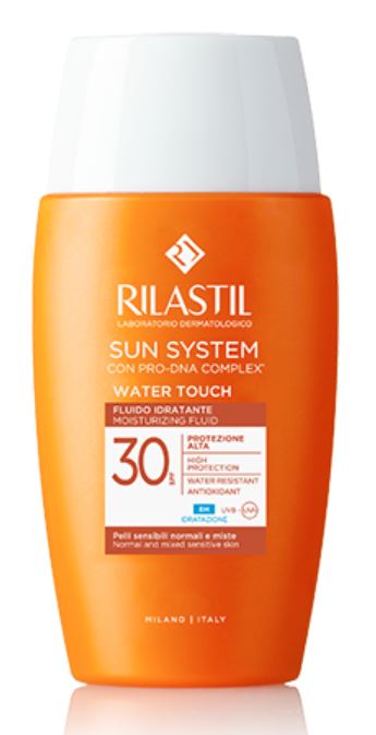 RILASTIL SUN SYSTEM WATER TOUCH FLUIDO SPF30 50 ML - famajoy.it