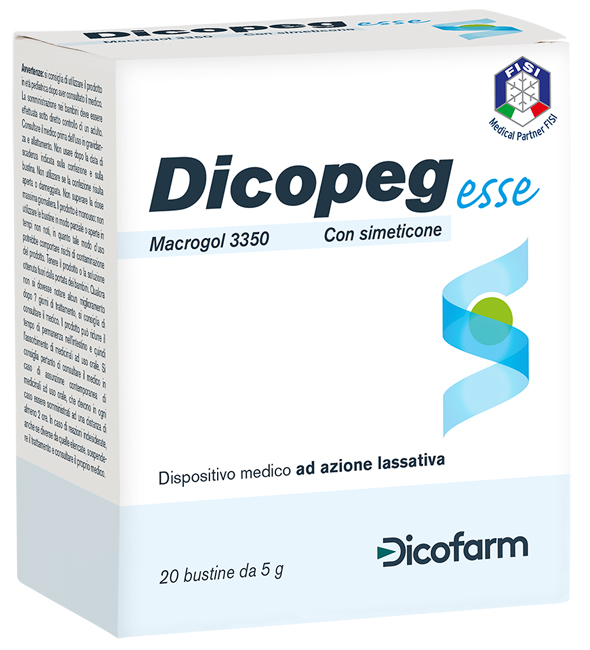 DICOPEG ESSE 20 BUSTE 5 G MACROGOL 3350 - famajoy.it