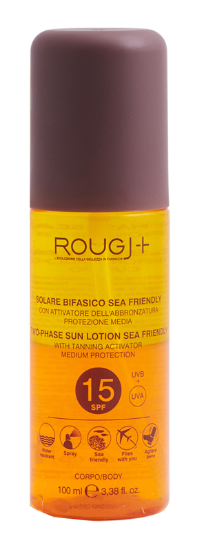 ROUGJ SUNTECH SPF15 BIFASICO INTENSIFICATORE ABBRONZATURA 100 ML - famajoy.it