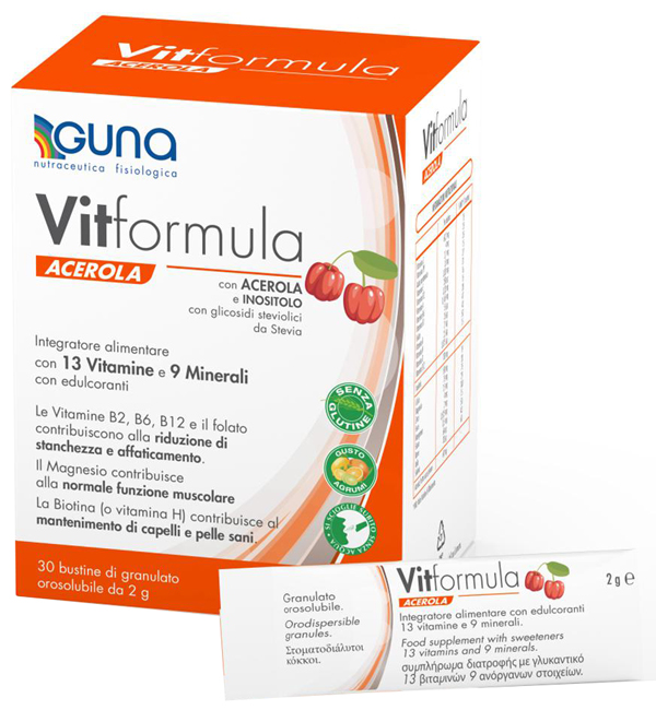 VITFORMULA ACEROLA 30 STICK 2 G - famajoy.it
