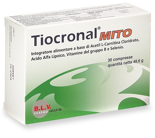 TIOCRONAL MITO 30 COMPRESSE - famajoy.it