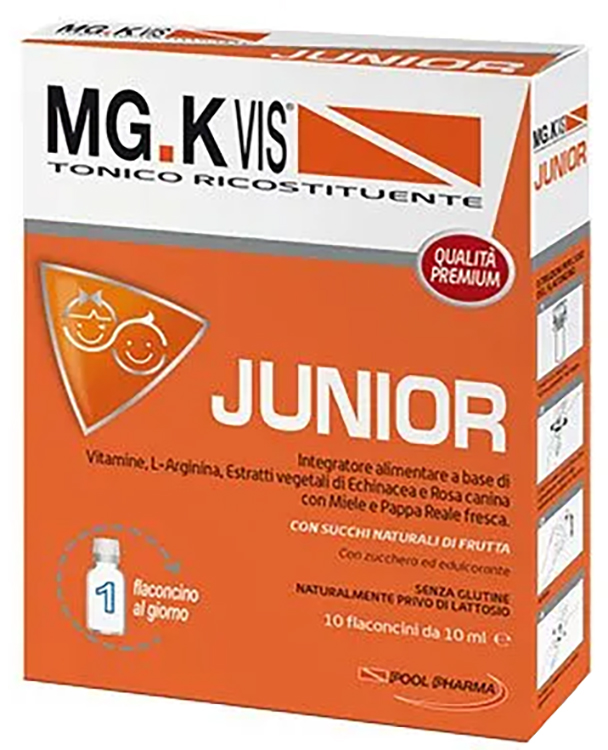 MGK VIS TONICO RICOSTITUENTE JUNIOR 10 FLACONCINI DA 10 ML - famajoy.it