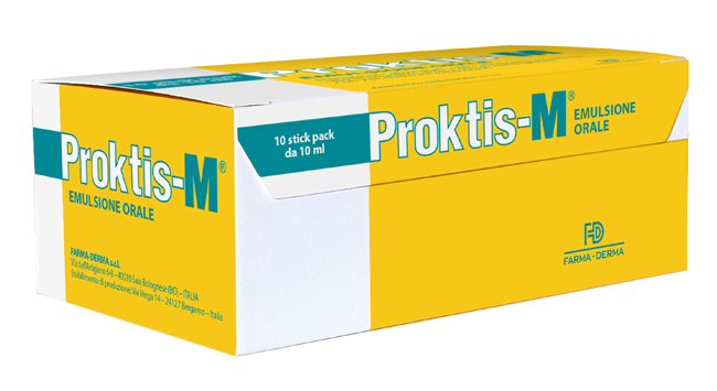 PROKTIS-M EMULSIONE ORALE 10 STICK DA 10 ML - famajoy.it