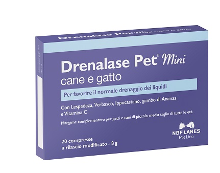 DRENALASE PET MINI CANE GATTO 20 COMPRESSE - famajoy.it