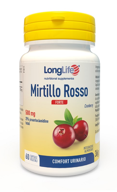 LONGLIFE MIRTILLO ROSSO FORTE 60 CAPSULE VEGETALI - famajoy.it