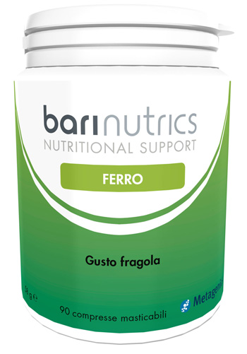 BARINUTRICS FERRO FRAGOLA ITA 90 COMPRESSE - famajoy.it