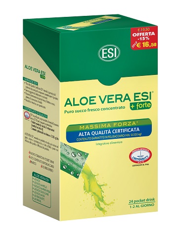 ESI ALOE VERA 24 POCKET DRINK MASSIMA FORZA 24 POCKET 20 ML - famajoy.it