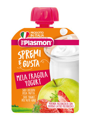 SPREMI E GUSTA FRAGOLA MELA YOGURT 85 G - famajoy.it