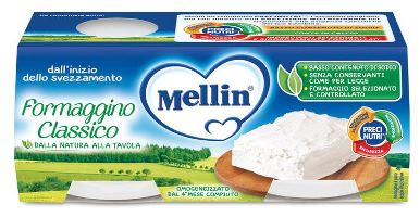 MELLIN BABY FORMAGGINO CLASSICO 4 X 80 G - famajoy.it