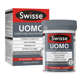SWISSE MULTIVITAMINICO UOMO 30 COMPRESSE - famajoy.it